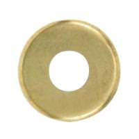 Satco 1/8 IP Slip Brass Plated Straight Edge Steel Check Ring