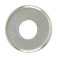 Satco 1/8 IP Slip Nickel Plated Curled Edge Steel Check Ring