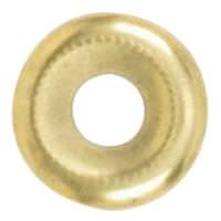 Satco 1/8 IP Slip Brass Plated Beaded Steel Check Ring