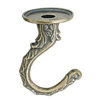 Satco Antique Brass Die Cast Large Swag Hook