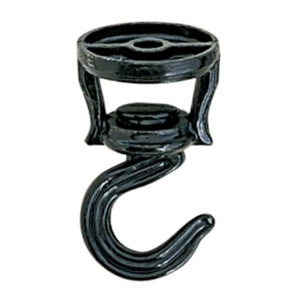 Black Die Cast Large Swag Hook