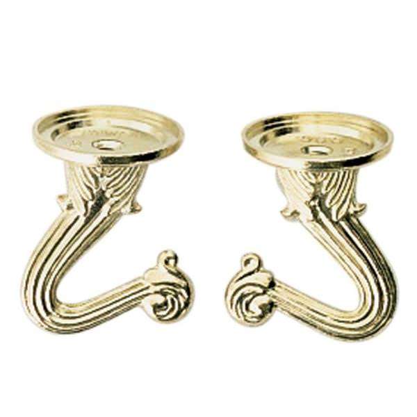 Brass Die Cast Swag Hook (2 pack)