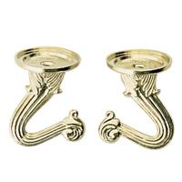 Satco Brass Die Cast Swag Hook (2 pack)