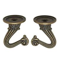 Satco Antique Brass Die Cast Swag Hook (2 pack)