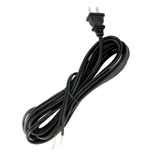 15' Black Molded Plug Cord