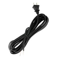 Satco 15' Black Molded Plug Cord