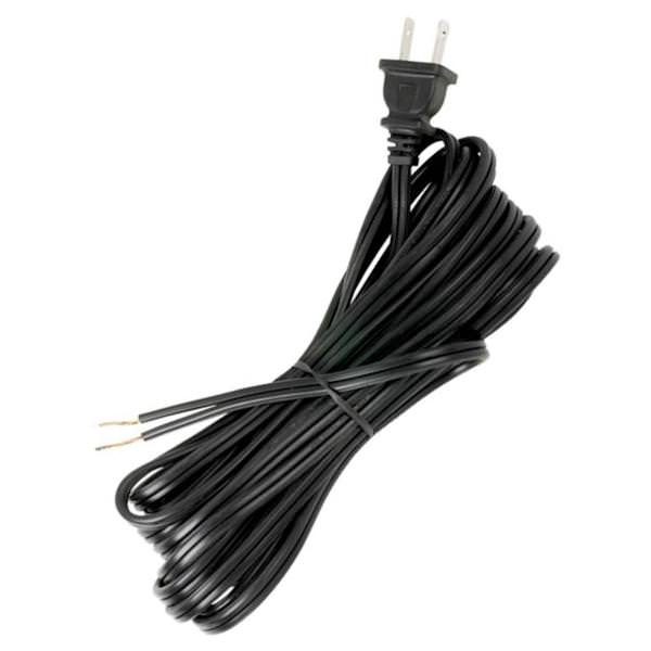 20' Black Molded Plug Cord