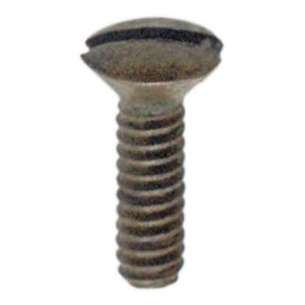 .5" 6/32 Antique Brass Plated Steel Switchplate Screws