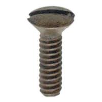 Satco .5" 6/32 Antique Brass Plated Steel Switchplate Screws