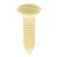Satco .5" 6/32 Ivory Plastic Switchplate Screws