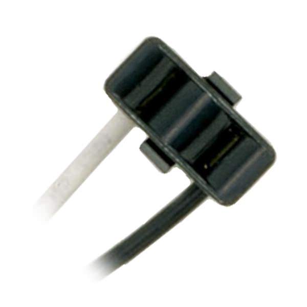Black 2 Wire Snap-In Convenience Outlet