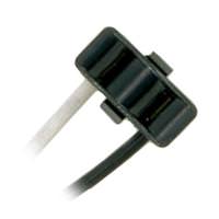 Satco Black 2 Wire Snap-In Convenience Outlet