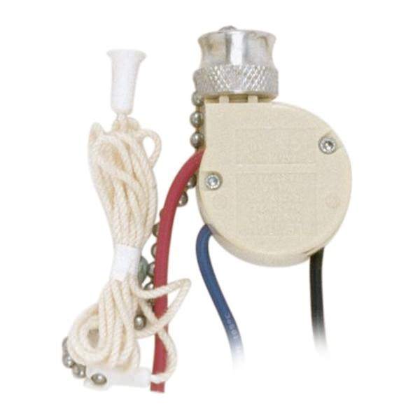 3 Way 2 Circuit Ceiling Fan Switch with Metal Chain