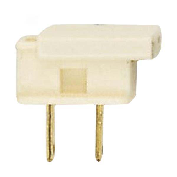 125 volt Ivory Polarized Side Plug