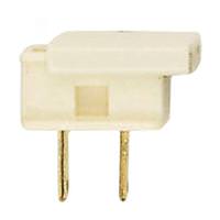 Satco 125 volt Ivory Polarized Side Plug