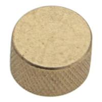 Satco 3/8 IP Burnished and Lacquered Brass Closed Gas Cap