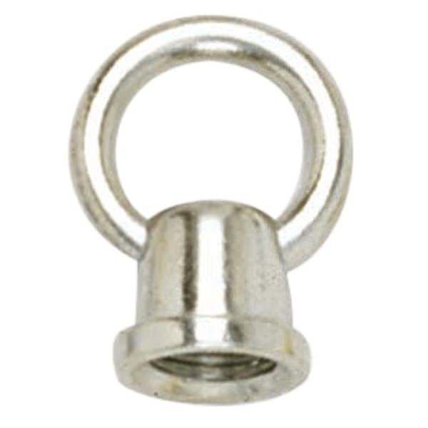1-1/8" 1/8 IP Chrome Die Cast Fixture Female Loop with Wireway