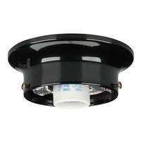 Satco 3.25" Black Wired Holder