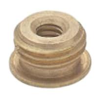 Satco Unfinished Brass Reducing Bushings with Shoulder