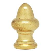 Satco 1.5" Burnished and Lacquered Acorn Finial