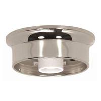 Satco 4" Chrome Wired Lamp Glass Holder