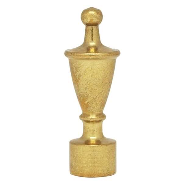 1.75" Burnished and Lacquered Urn Finial