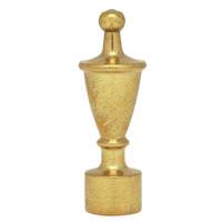 Satco 1.75" Burnished and Lacquered Urn Finial