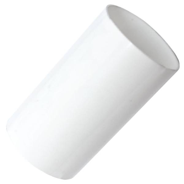 2.1" White Plastic Candle Cover Edison Base