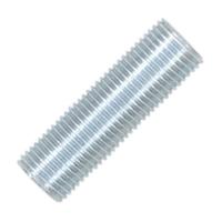 Satco 4.5" 1/8 IP - Zinc Plated Silver Steel Nipple