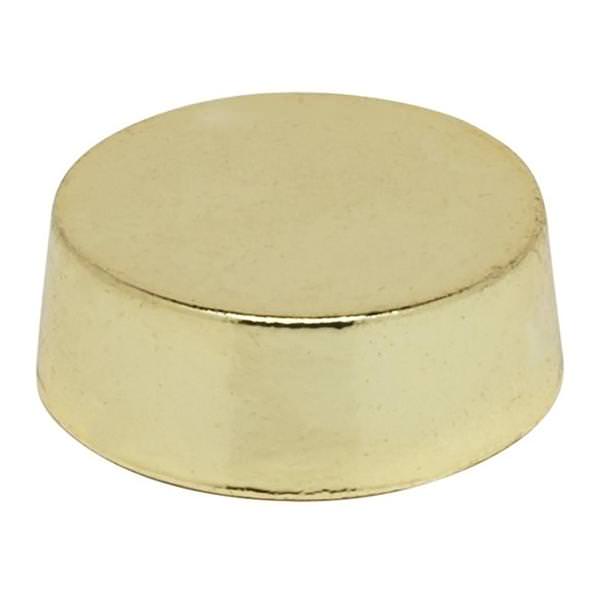 1/8 IP Polished Brass Plain Knob