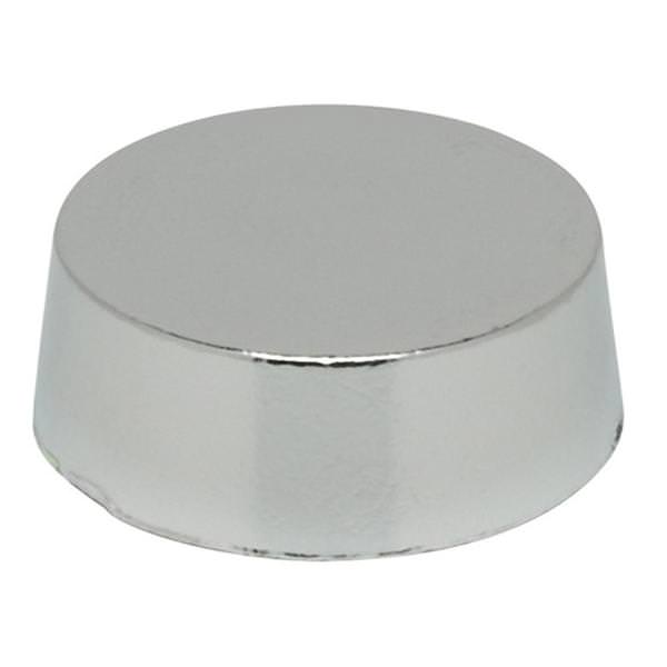 1/8 IP Polished Chrome Plain Knob