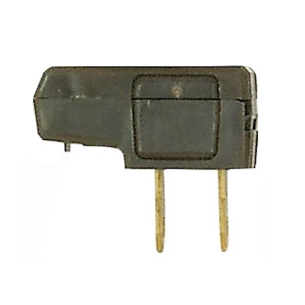 Brown Non-Polarized Quick Connect Flat Plug