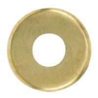Satco 1/8 IP Slip Burnished and Lacquered Turned Brass Check Ring