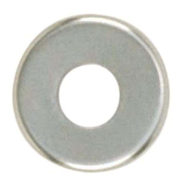 1/8 IP Slip Nickel Plated Curled Edge Steel Check Ring
