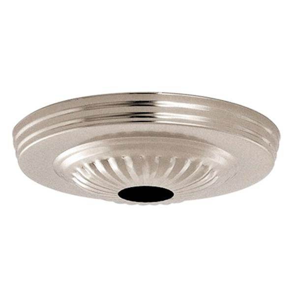 Chrome Ribbed Canopy Hanger Kit