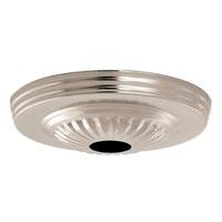 Satco Chrome Ribbed Canopy Hanger Kit