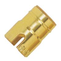 Satco Bright Gilt Aluminum Shells and Caps with Paper Liners