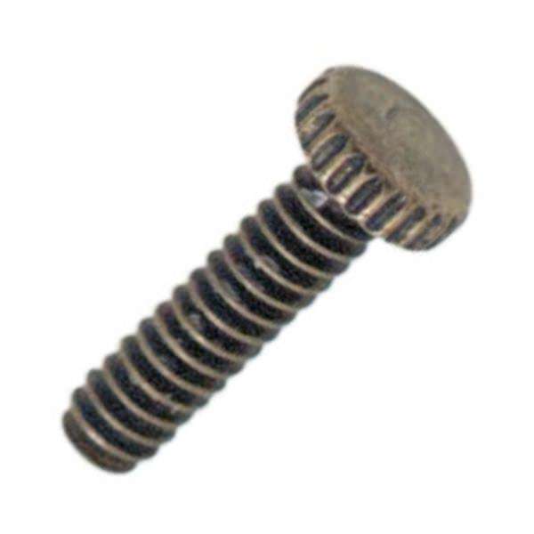 .5" 6/32 Antique Brass Steel Knurled Head Thumb Screws