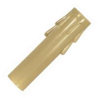 Satco 2.5" Antique Gold Plastic Drip Candle Covers