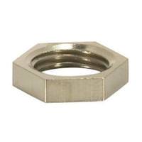 Satco 1/8 IP Brass Hexagon Locknuts