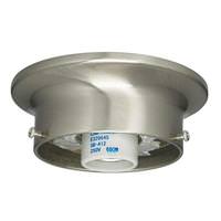 Satco 3.25" Brushed Nickel Wired Lamp Glass Holder