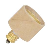 Satco 1/4 IPS Cap Candelabra to Medium E12-E26 Socket Extender
