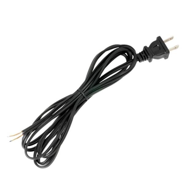 8' Black Molded Plug Cord