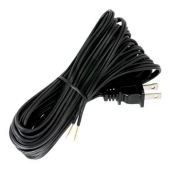 20' Black Molded Plug Cord