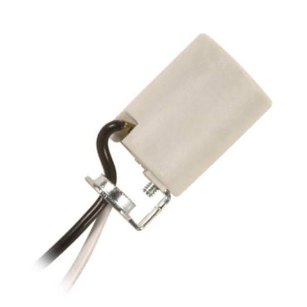 Porcelain Intermediate Base Sockets with Hickey