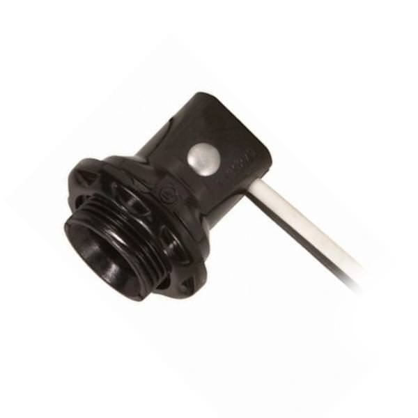Phenolic Threaded Candelabra Sockets with Leads, Rings