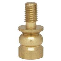 Satco 1/4-27 Burnished and Lacquered Solid Brass Risers