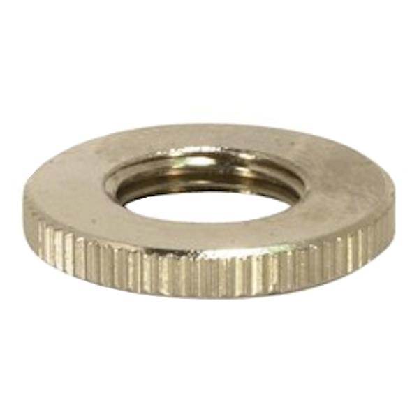 1/8 IP Brass Round Knurled Locknuts