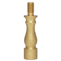 Satco 1/4-27 Burnished and Lacquered Solid Brass Risers