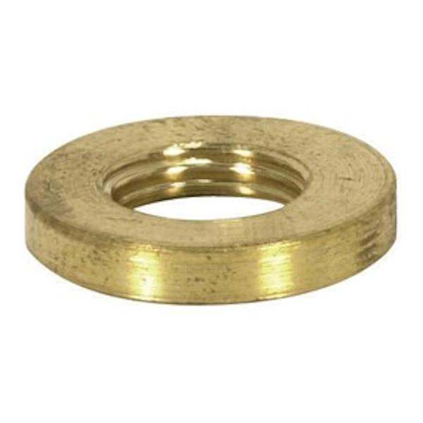 1/8 IP Brass Round Plain Locknut